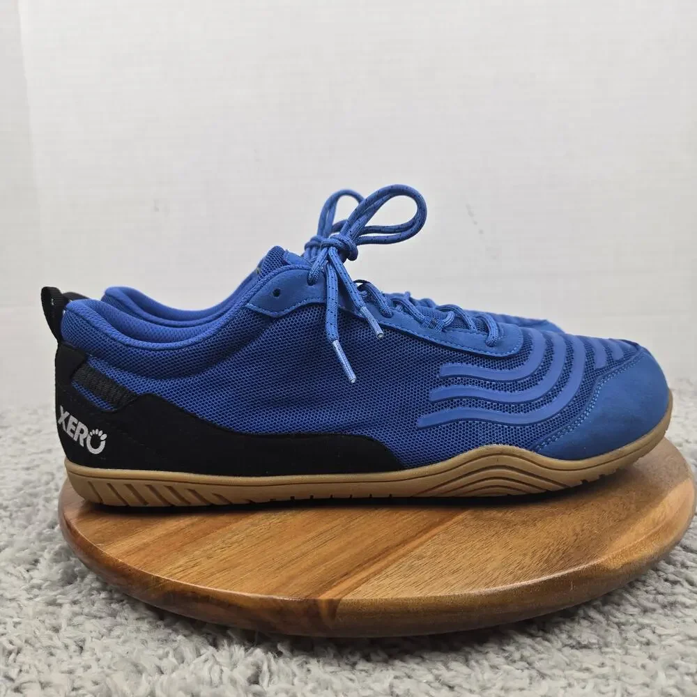 Xero Shoes Mens 12.5 360 Blue Black Gum Minimalist Barefoot Gym CrossFit Trainer
